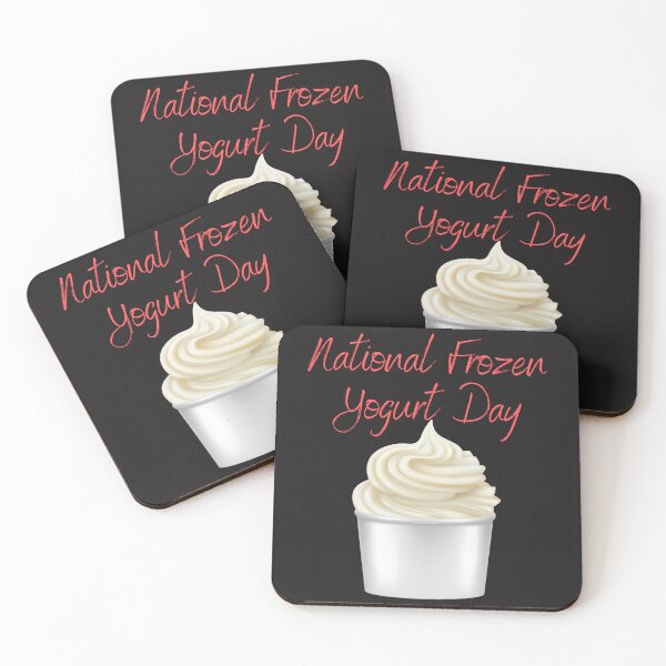 Item preview, National Frozen Yogurt Day designed and sold by Simo0455.