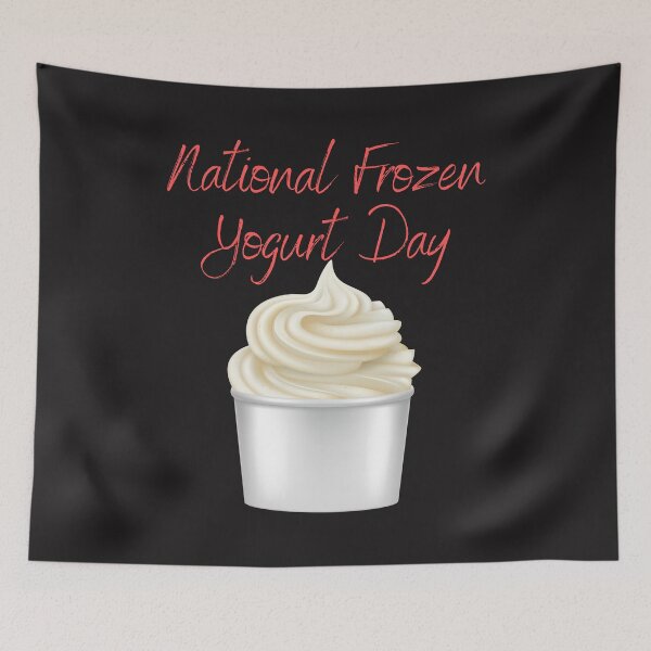 Item preview, National Frozen Yogurt Day designed and sold by Simo0455.