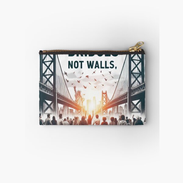 Item preview, Build Bridges, Not Walls designed and sold by MahmodArt.