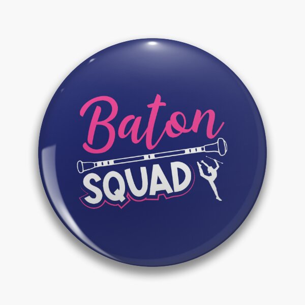 Item preview, Baton Squad Twirling For Competitive Twirler Fans designed and sold by caloudiaminart.