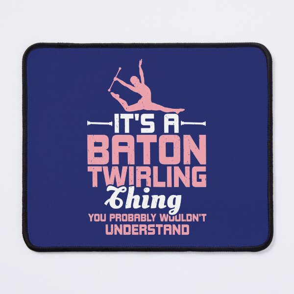 Item preview, Baton Twirler Majorette Twirling Girl Dance Baton Gymnastics designed and sold by caloudiaminart.
