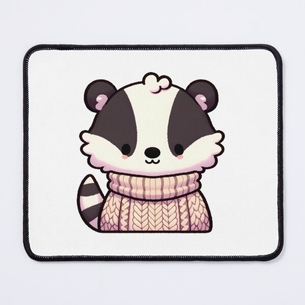 Item preview, Badger in Winter Attire designed and sold by UmbrellaStudio1.