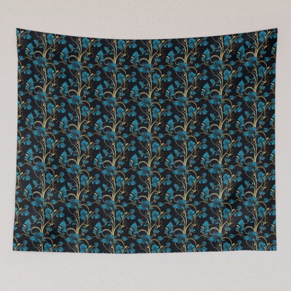 Item preview, Blue and Black and Gold colour designed and sold by ForestFresh.