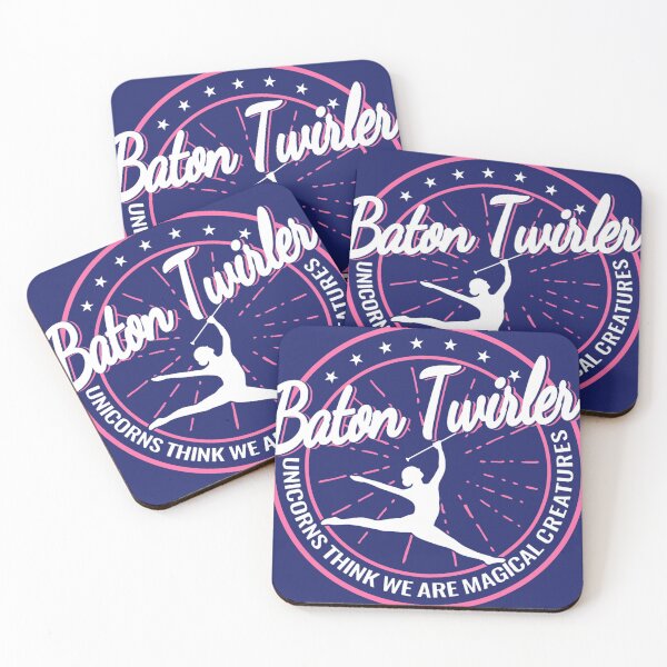 Item preview, Baton Twirling y Unicornios para mujeres niñas Baton Twirler designed and sold by caloudiaminart.