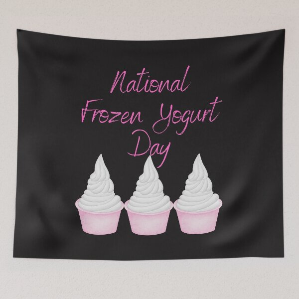 Item preview, National Frozen Yogurt Day designed and sold by Simo0455.