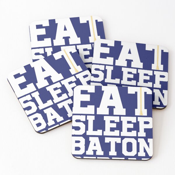 Item preview, Baton Twirling Eat Sleep Baton Repeat designed and sold by caloudiaminart.