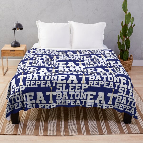 Item preview, Baton Twirling Eat Sleep Baton Repeat designed and sold by caloudiaminart.