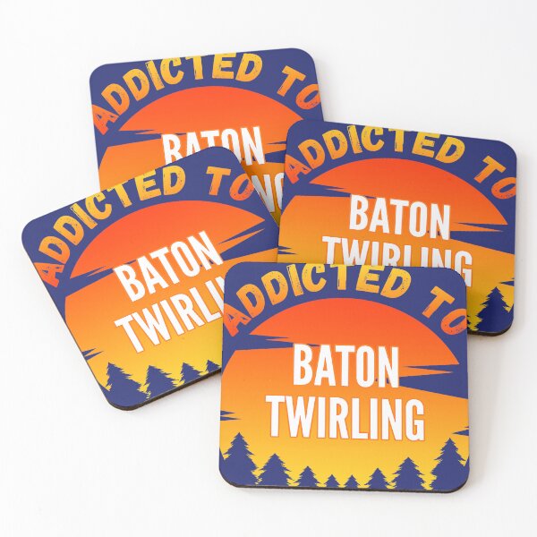 Item preview, Baton Twirling Gift Addicted to Baton Twirling designed and sold by caloudiaminart.