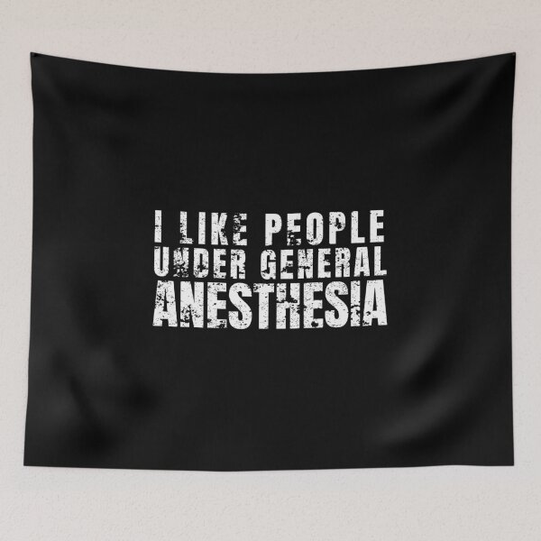 Item preview, I Like People Under General Anesthesia designed and sold by Mahfouf Younes.