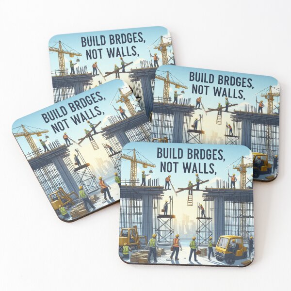 Item preview, Build Bridges, Not Walls designed and sold by MahmodArt.