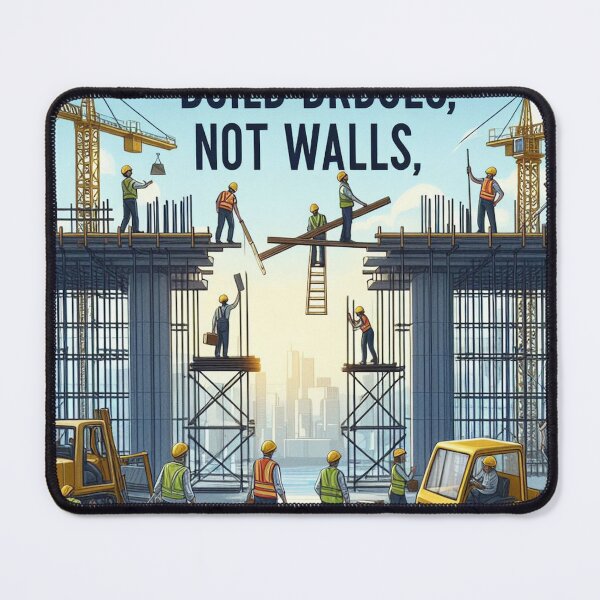 Item preview, Build Bridges, Not Walls designed and sold by MahmodArt.