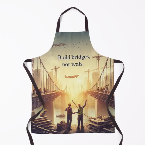 Item preview, Build Bridges, Not Walls designed and sold by MahmodArt.