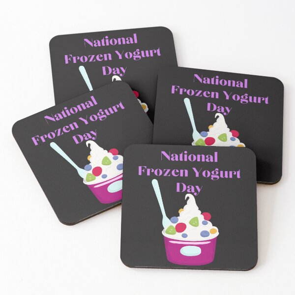 Item preview, National Frozen Yogurt Day designed and sold by Simo0455.