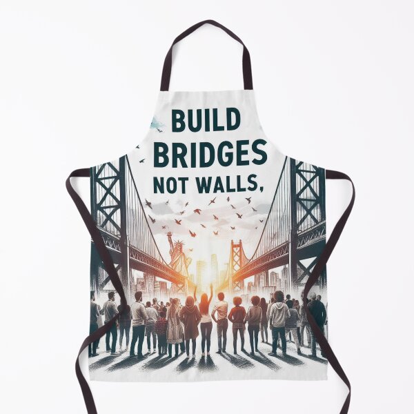 Item preview, Build Bridges, Not Walls designed and sold by MahmodArt.
