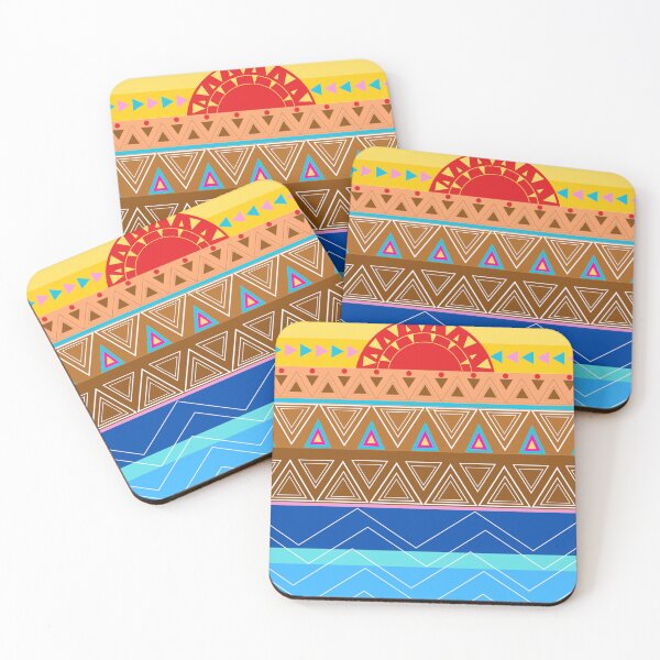 Item preview, Red Sun setting designed and sold by TribalBlue.