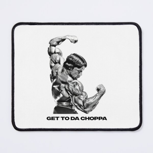 Item preview, Get To Da Choppa. Arnold Schwarzenegger Fan art. designed and sold by HuzaifaNaveedh.
