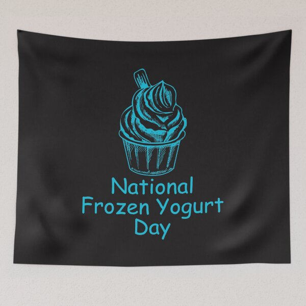 Item preview, National Frozen Yogurt Day designed and sold by Simo0455.