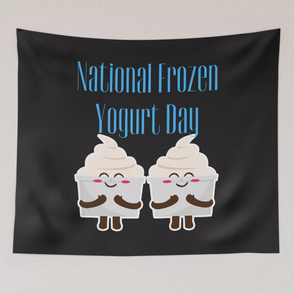 Item preview, National Frozen Yogurt Day designed and sold by Simo0455.