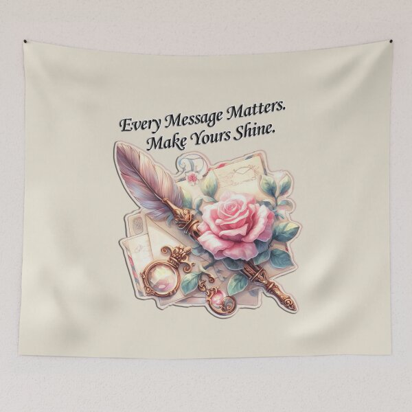 Item preview, Vintage Letter with motivational Quote designed and sold by Witsprings.