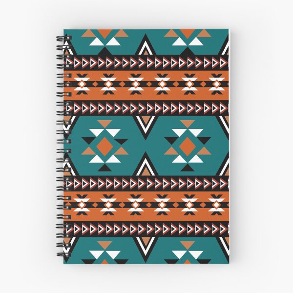 Item preview, AZTEC ELEGANCE IN TANGERINE TANGO: VIBRANT TAPESTRY OF TRIANGLE  designed and sold by BorczVisuals.