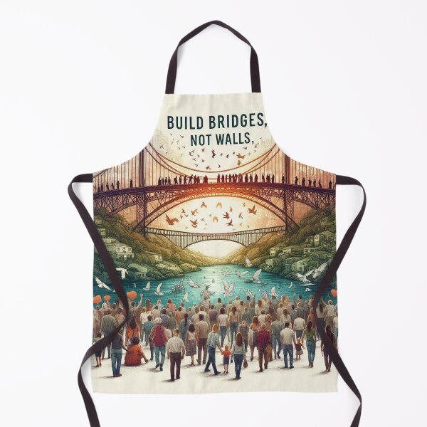 Item preview, Build Bridges, Not Walls designed and sold by MahmodArt.