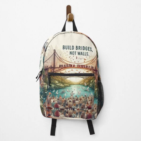Item preview, Build Bridges, Not Walls designed and sold by MahmodArt.