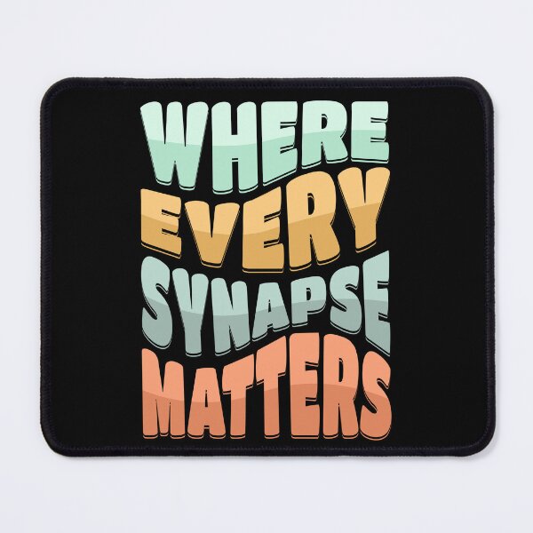 Item preview, Where Every Synapse Matters Neuro Icu Nurse Neurology Intensive Care Unit Neuroscience Retro Style designed and sold by HosvPrint .s.