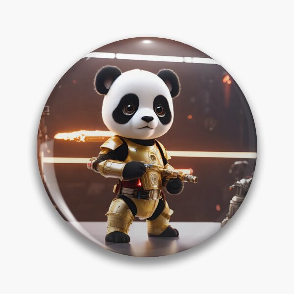 Item preview, Robot Panda is training to fight. designed and sold by BotunPeony.