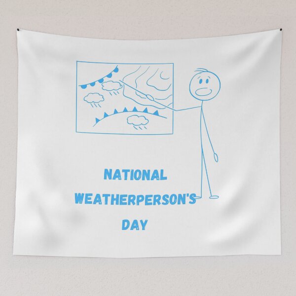 Item preview, National Weatherperson's Day designed and sold by Simo0455.