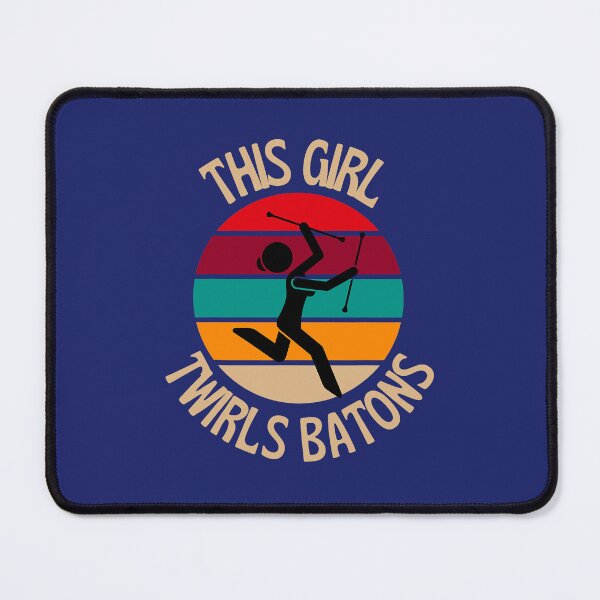Item preview, Baton Twirling This Girl Twirls Twirler Athlete designed and sold by caloudiaminart.