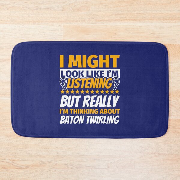 Item preview, Baton twirling Look Like I‘m Listening designed and sold by caloudiaminart.