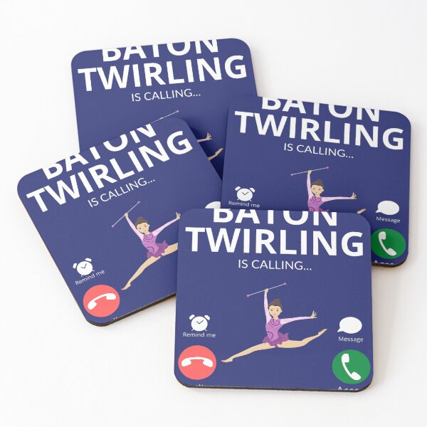 Item preview, Baton Twirling Is Calling And I Must Go designed and sold by caloudiaminart.