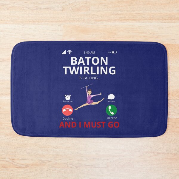 Item preview, Baton Twirling Is Calling And I Must Go designed and sold by caloudiaminart.