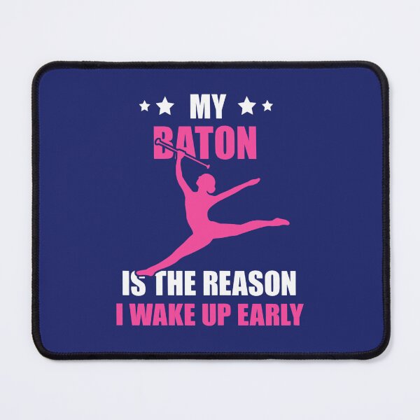Item preview, Baton Twirling I Wake Up Early Baton Twirler Gymnastic Sport designed and sold by caloudiaminart.