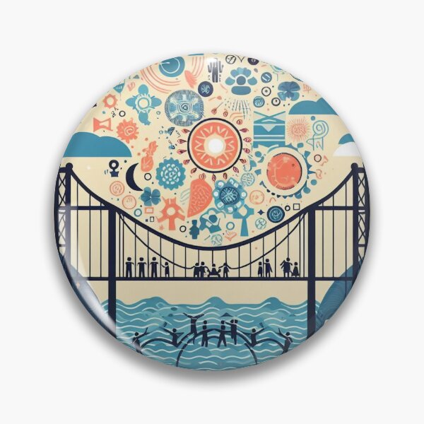 Item preview, Build Bridges, Not Walls designed and sold by MahmodArt.