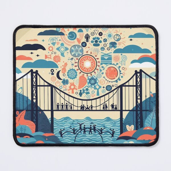 Item preview, Build Bridges, Not Walls designed and sold by MahmodArt.