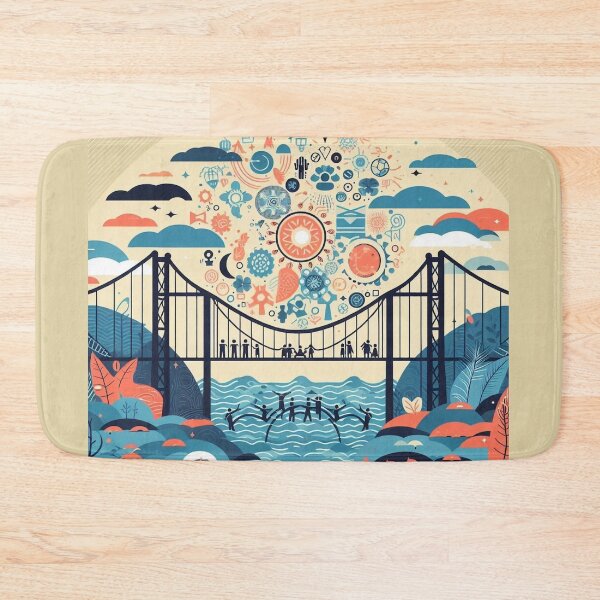 Item preview, Build Bridges, Not Walls designed and sold by MahmodArt.