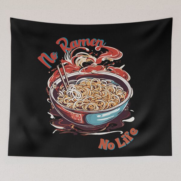 Item preview, No Ramen No Life Ramen and Japan Lovers  designed and sold by CyberArtistOne.