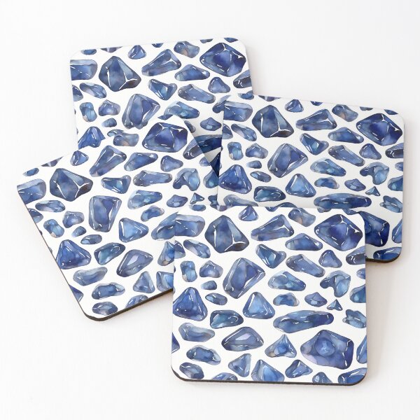 Item preview, Pattern of blue sapphires designed and sold by CreativeSparkzz.