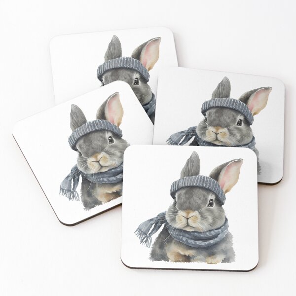 Item preview, Cute Rabbit In Blue Hat  designed and sold by LionessLove.