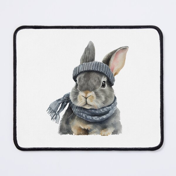 Item preview, Cute Rabbit In Blue Hat designed and sold by LionessLove.