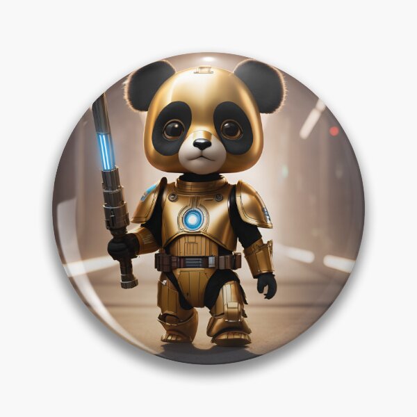Item preview, Robot Panda is training to fight. designed and sold by BotunPeony.