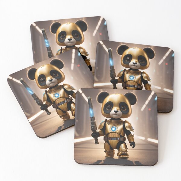 Item preview, Robot Panda is training to fight. designed and sold by BotunPeony.