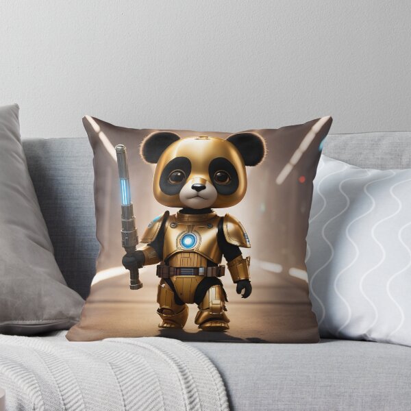 Item preview, Robot Panda is training to fight. designed and sold by BotunPeony.