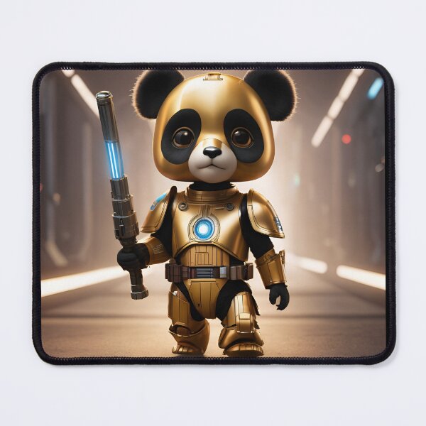 Item preview, Robot Panda is training to fight. designed and sold by BotunPeony.