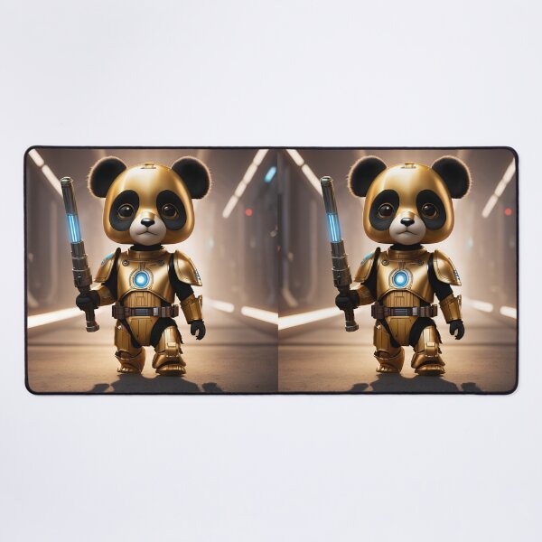 Item preview, Robot Panda is training to fight. designed and sold by BotunPeony.