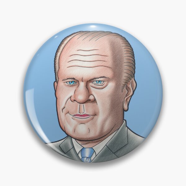 Item preview, Gerald Ford Caricature designed and sold by FunFaces.