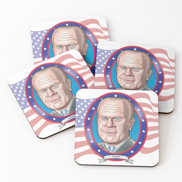 Item preview, Gerald Ford Caricature designed and sold by FunFaces.