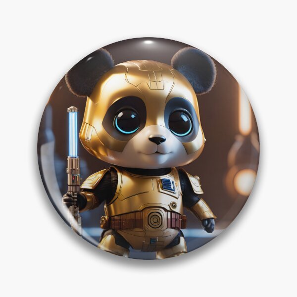 Item preview, Robot Panda is training to fight. designed and sold by BotunPeony.