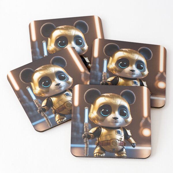 Item preview, Robot Panda is training to fight. designed and sold by BotunPeony.